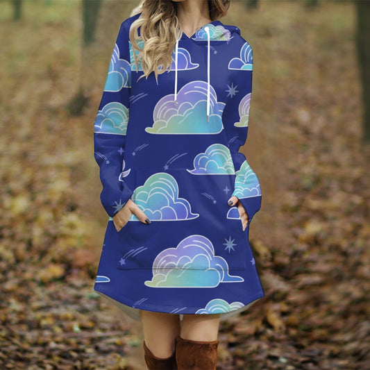 Women's Longline Hoodie Dress