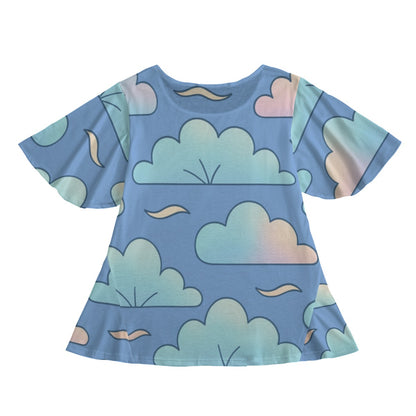 Women's Round Neck T-shirt With Short Sleeve