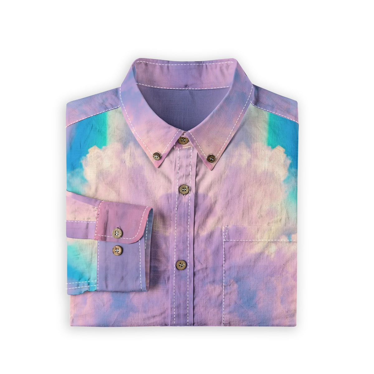 Men's Casual Lapel Long Sleeve Shirt|125GSM Cotton