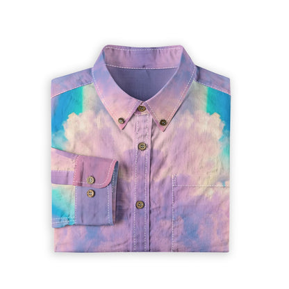 Men's Casual Lapel Long Sleeve Shirt|125GSM Cotton