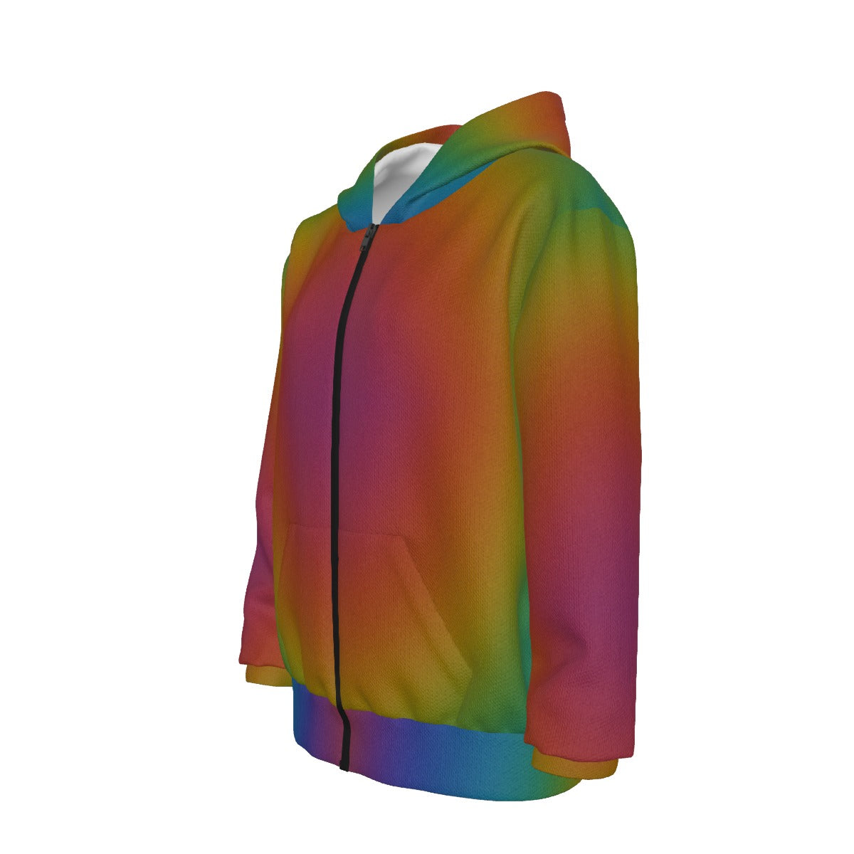 Unisex Kid's Heavy Fleece Zip Up Hoodie