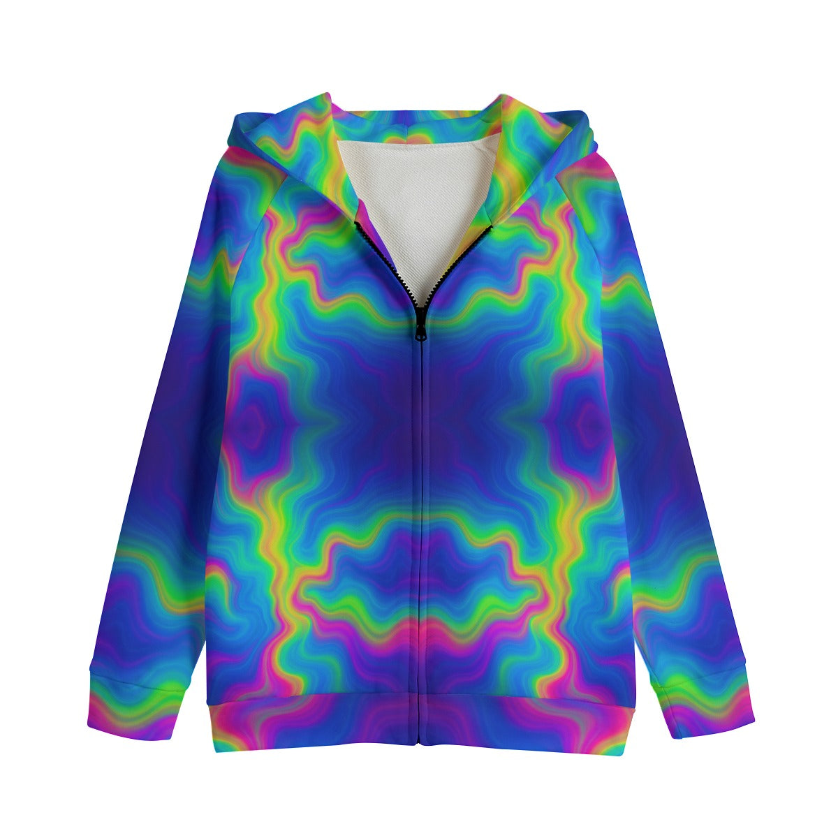 Unisex Kid's Zip Up Raglan Sleeve Hoodie | 310GSM Cotton