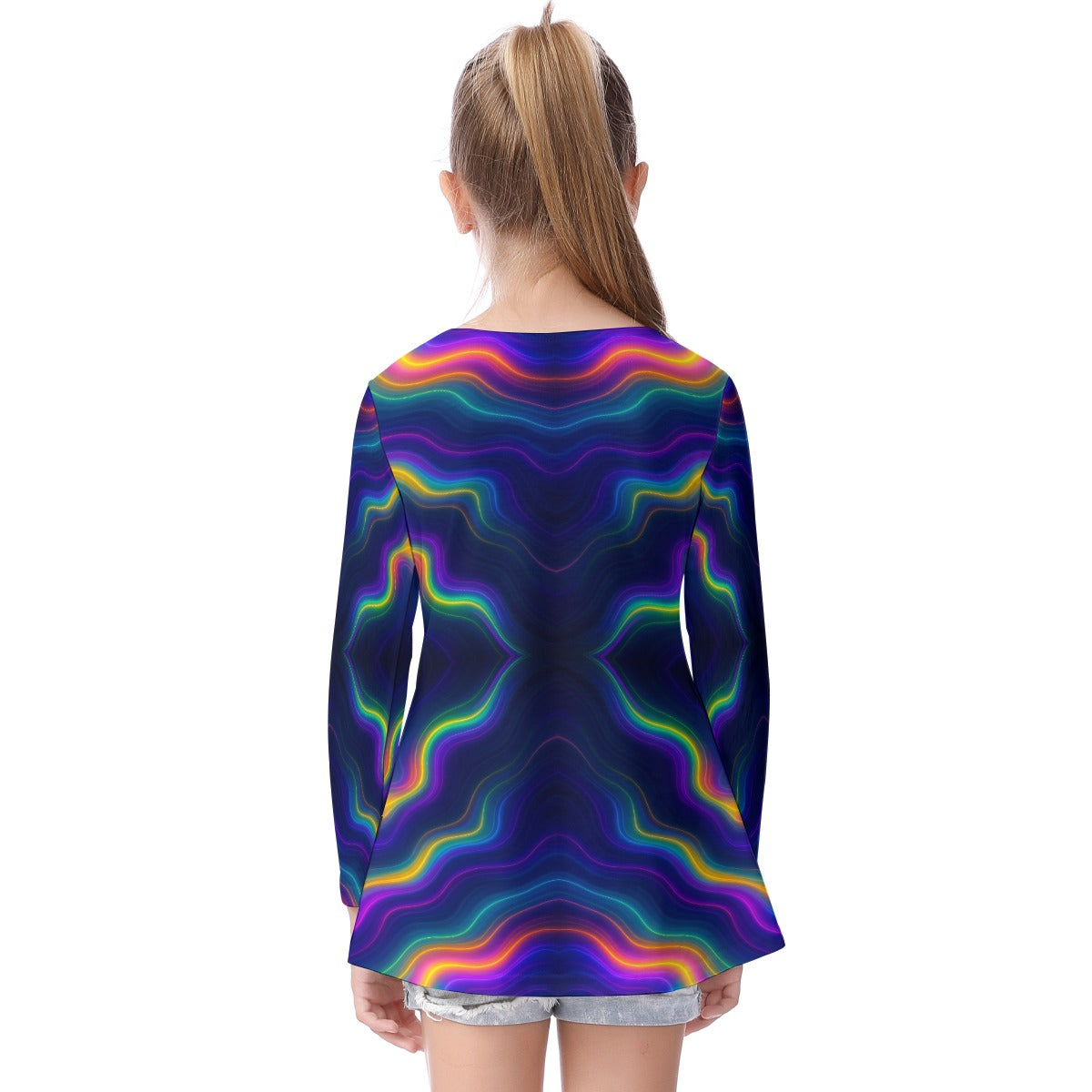 Unisex Kid's Long Sleeve O-neck T-shirt