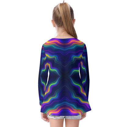 Unisex Kid's Long Sleeve O-neck T-shirt