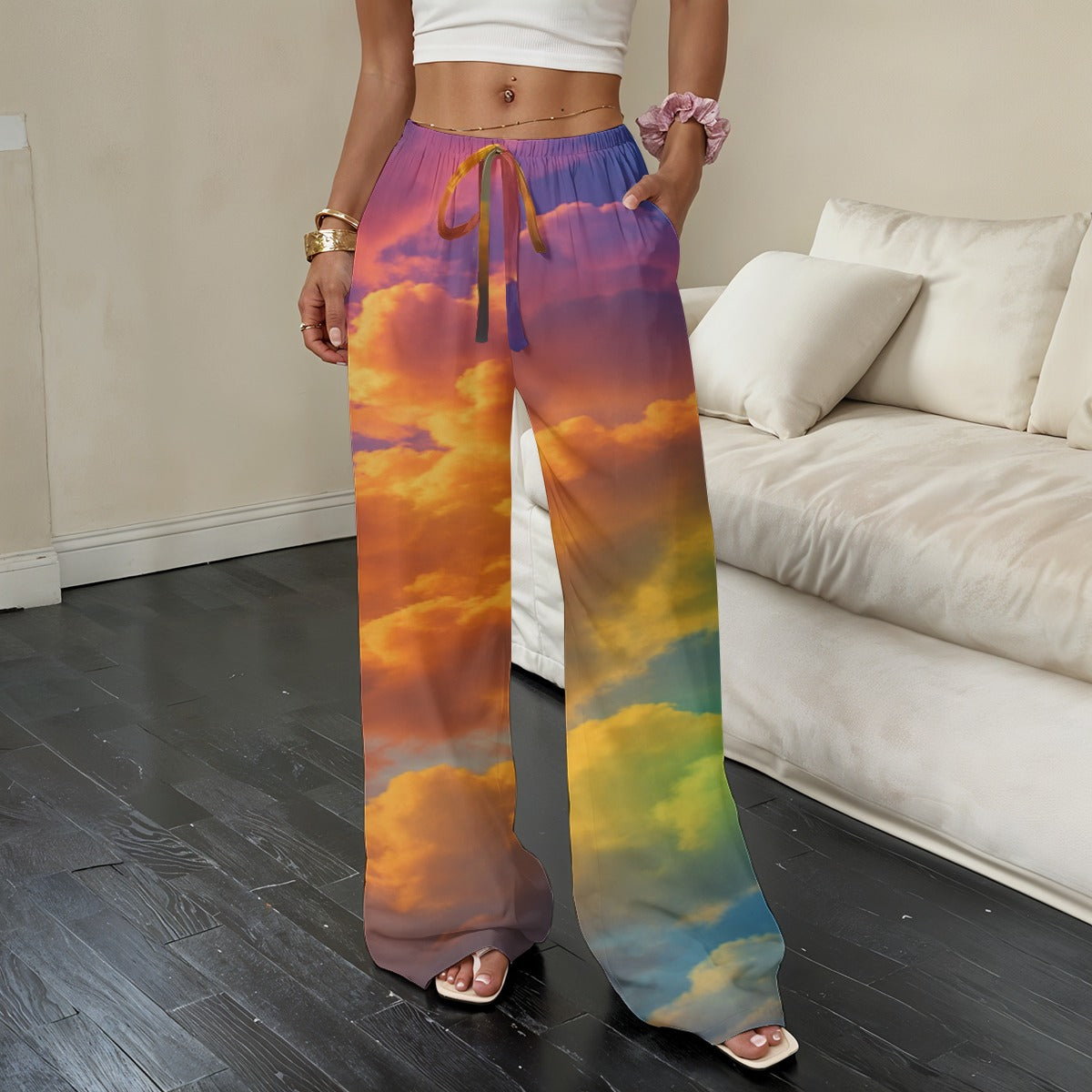 Unisex Women’s Straight-Leg Casual Pants
