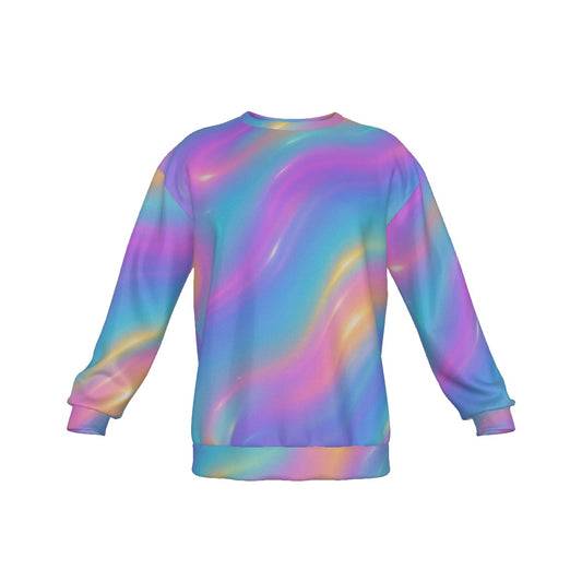 Men's Drop Shoulder Round Neck Long-Sleeved Sweatshirt