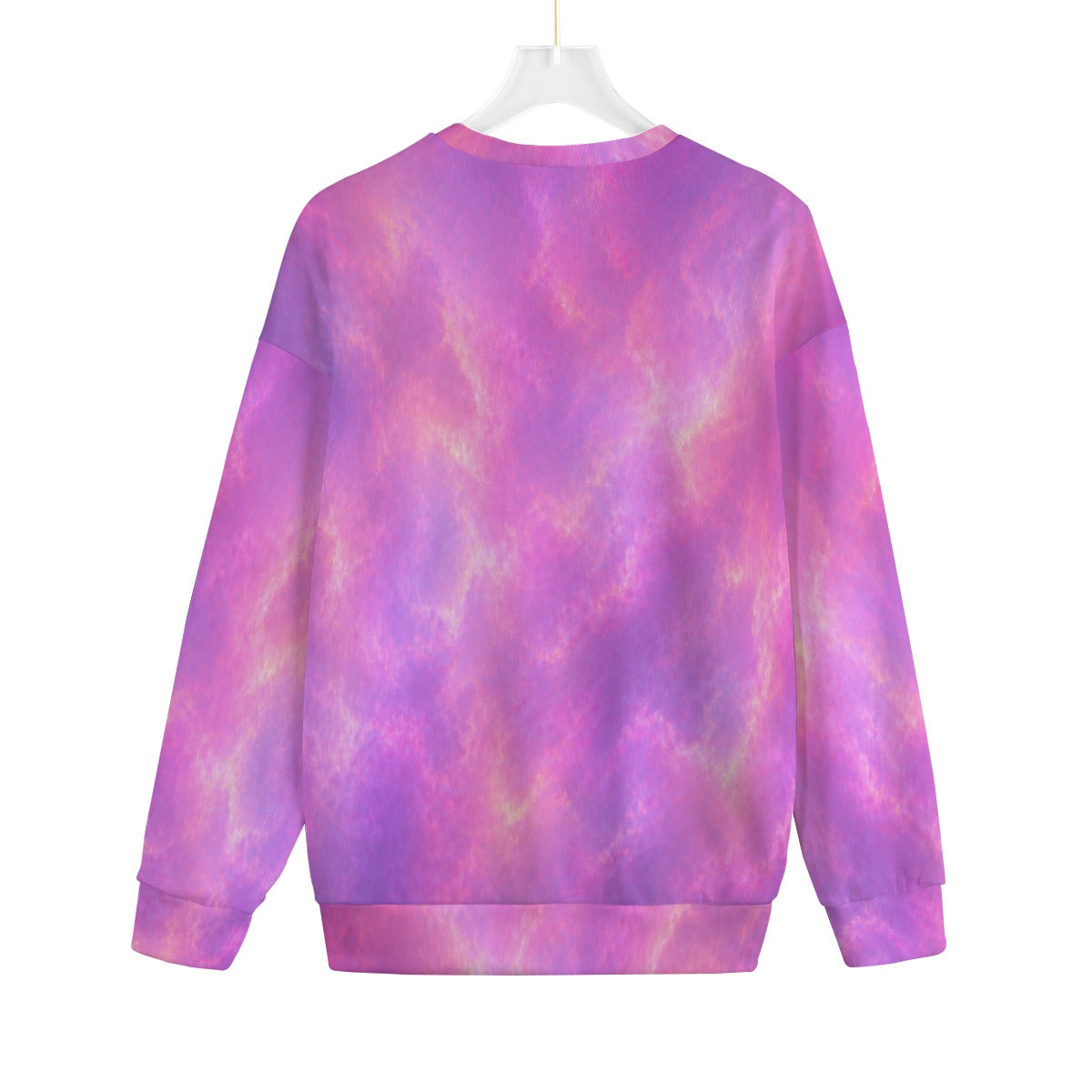 Unisex Drop-shoulder Knitted Fleece Sweater - view 2