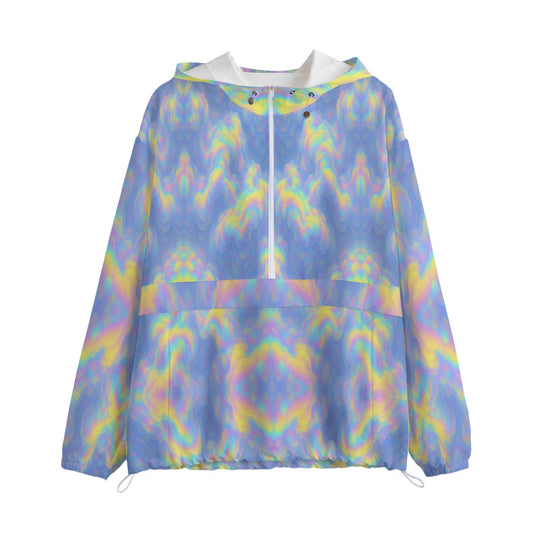 Unisex Pullover Jacket With Zipper Closure