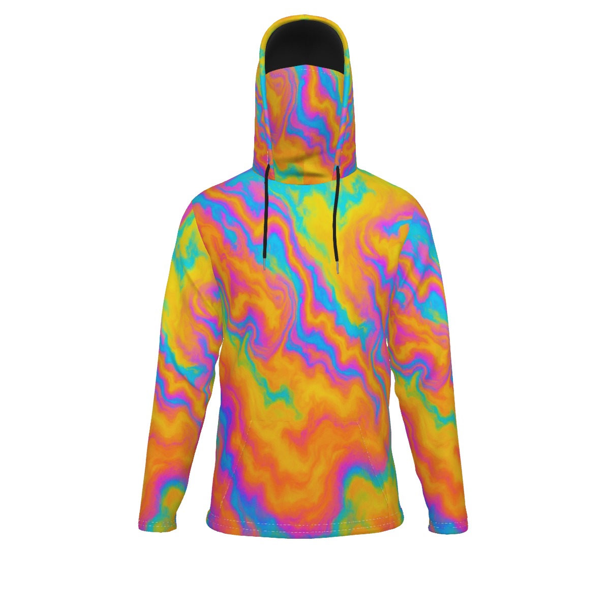 Men's Pullover Hoodie With Mask - view 1