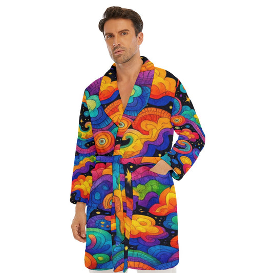 Men's Borg Fleece Robe