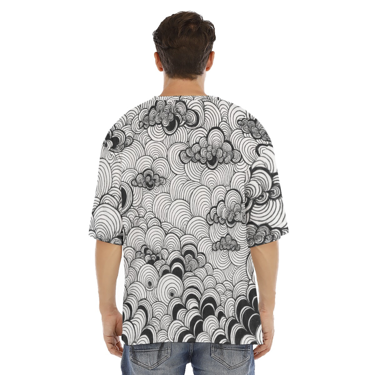 Men's Drop Shoulder T-shirt With Short Sleeve