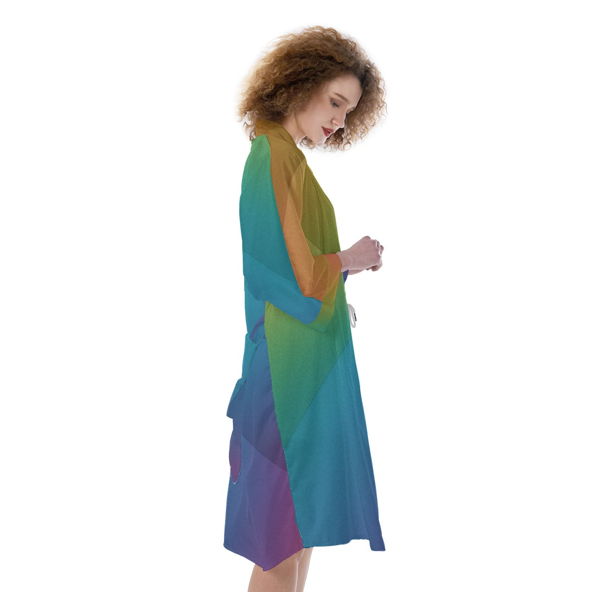 Women's Satin Kimono Robe