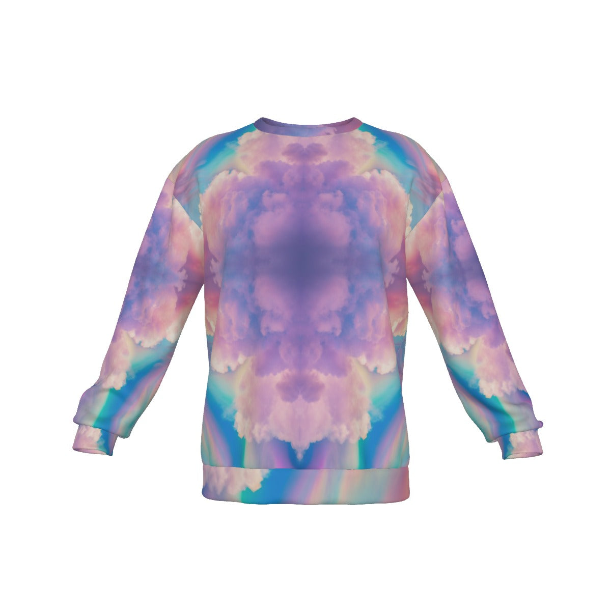 Men's Drop Shoulder Round Neck Long-Sleeved Sweatshirt