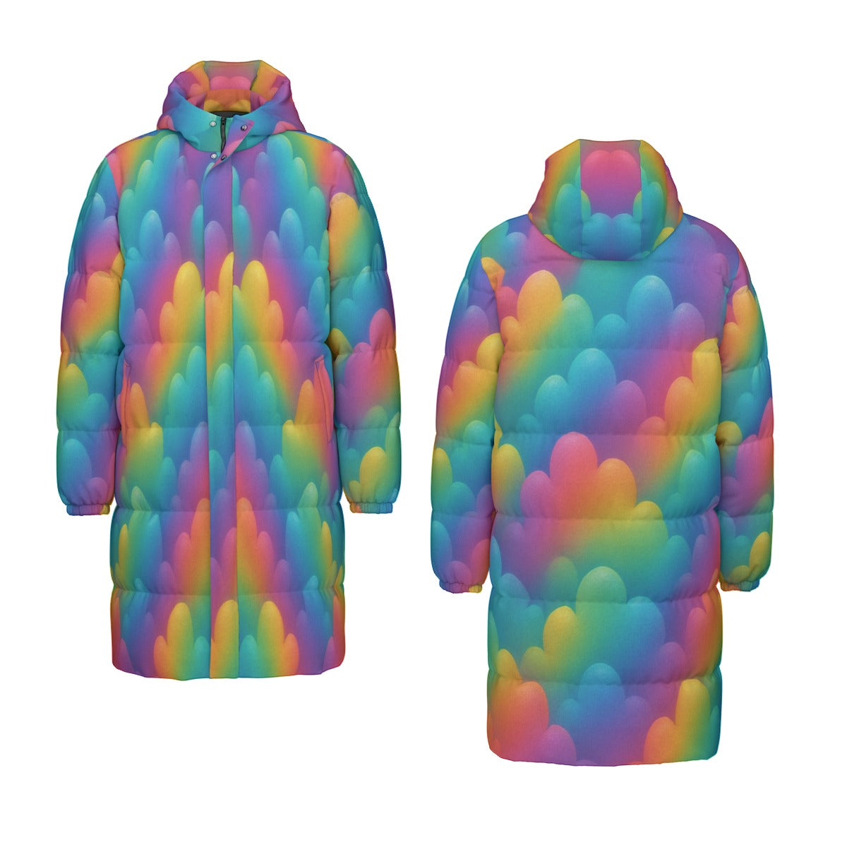 Unisex Long Down Jacket