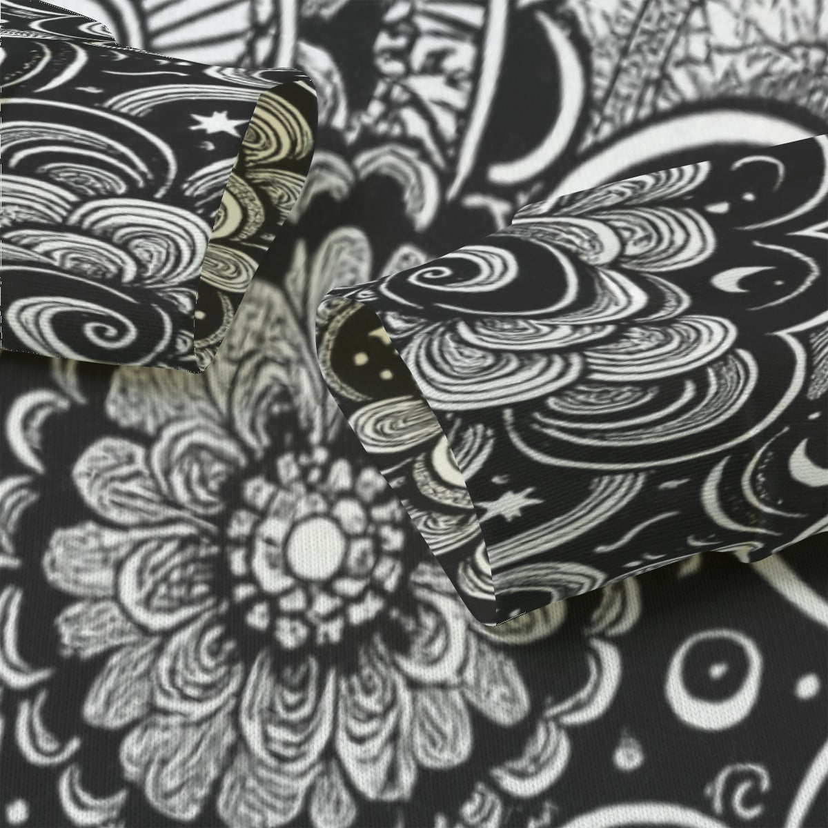 Unisex Turtleneck Knitted Fleece Sweater