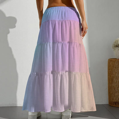 Women's Pleated Long Skirt