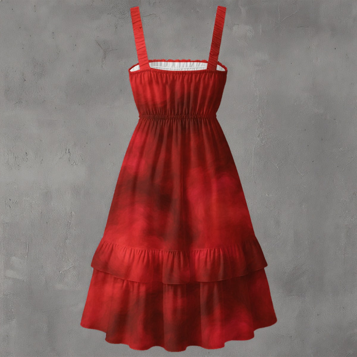 Unisex Women‘s Ruffle Hem Dress