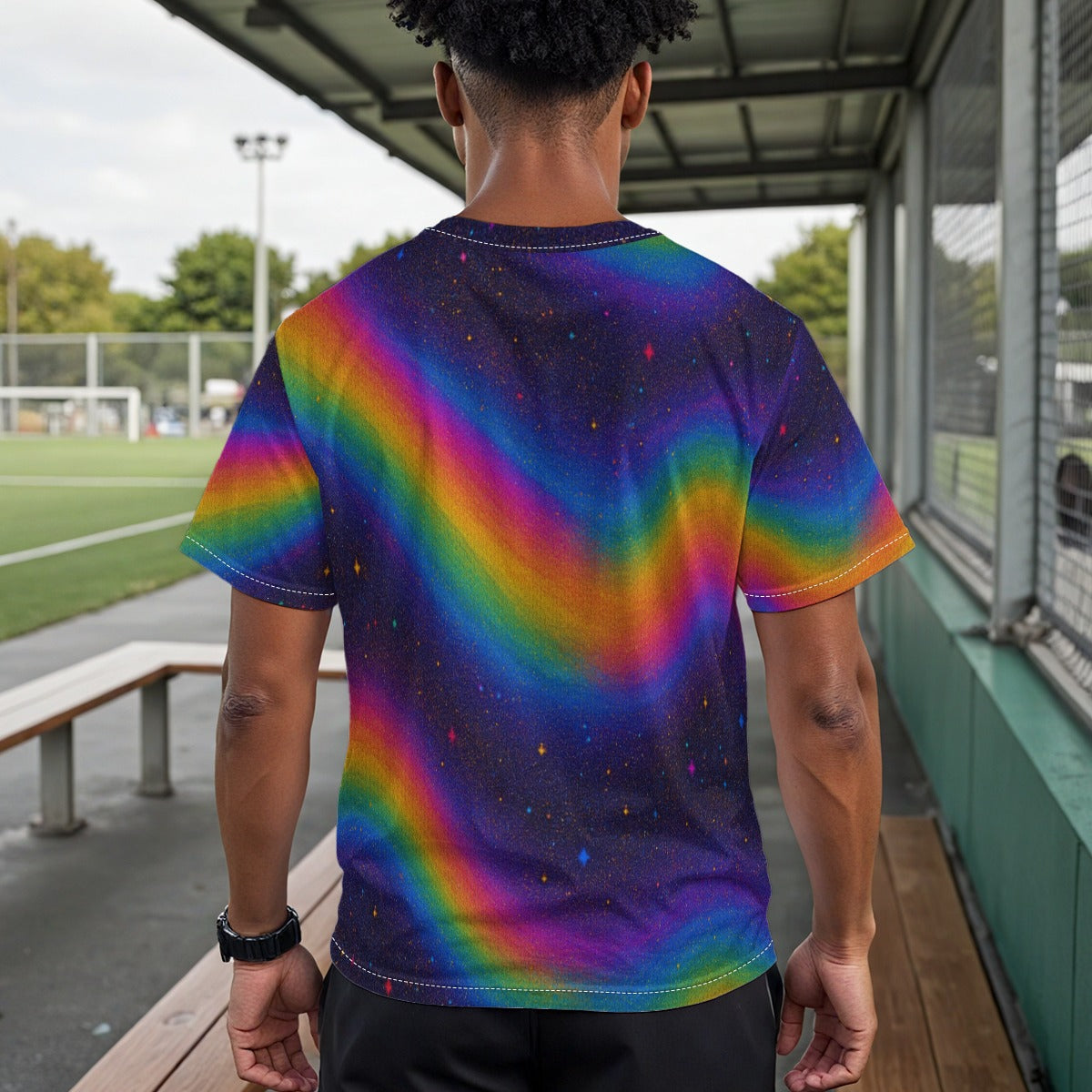 Unisex Drop Shoulder Crew Neck T-Shirt