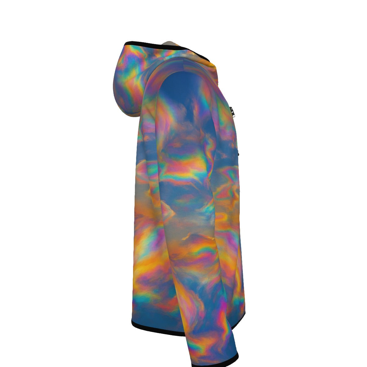 Men's Stylish Hoodie with Thumb Hole Design - view 3