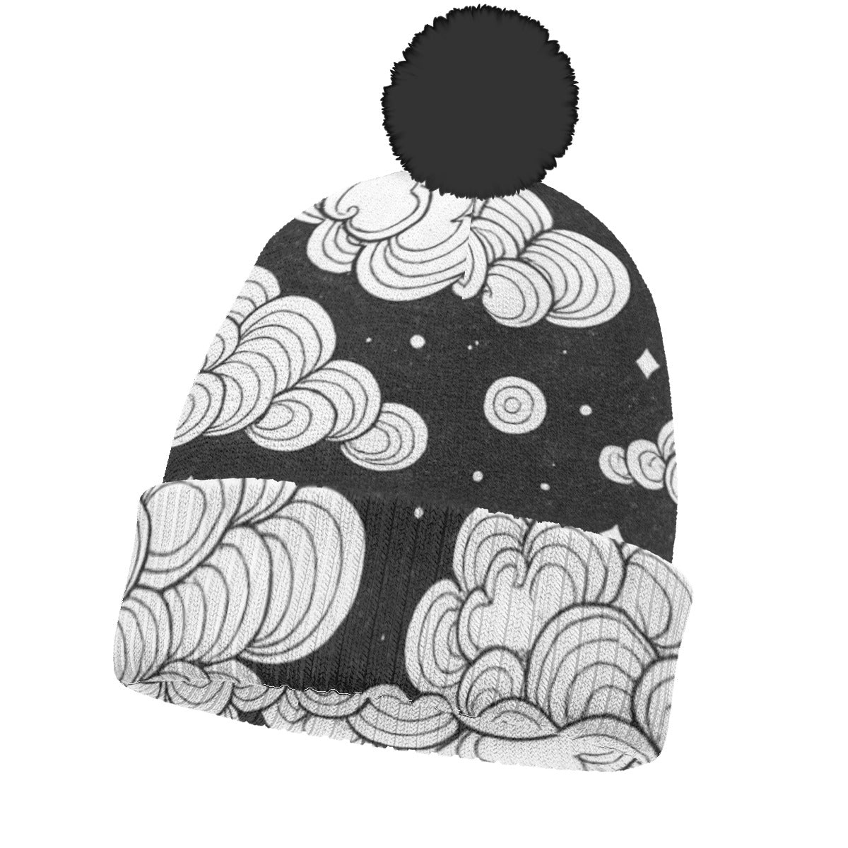 Unisex Knitted Hat With Pom-Pom