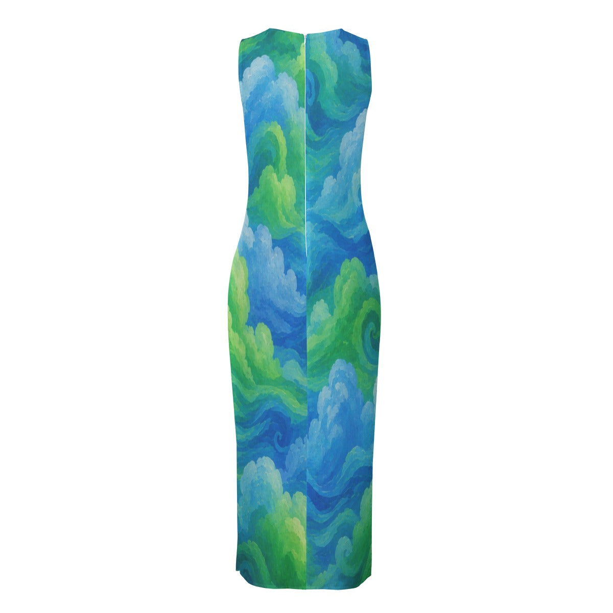 Women's Beach Perspective Chiffon Sleeveless Dress by O’Nimbus – view 2