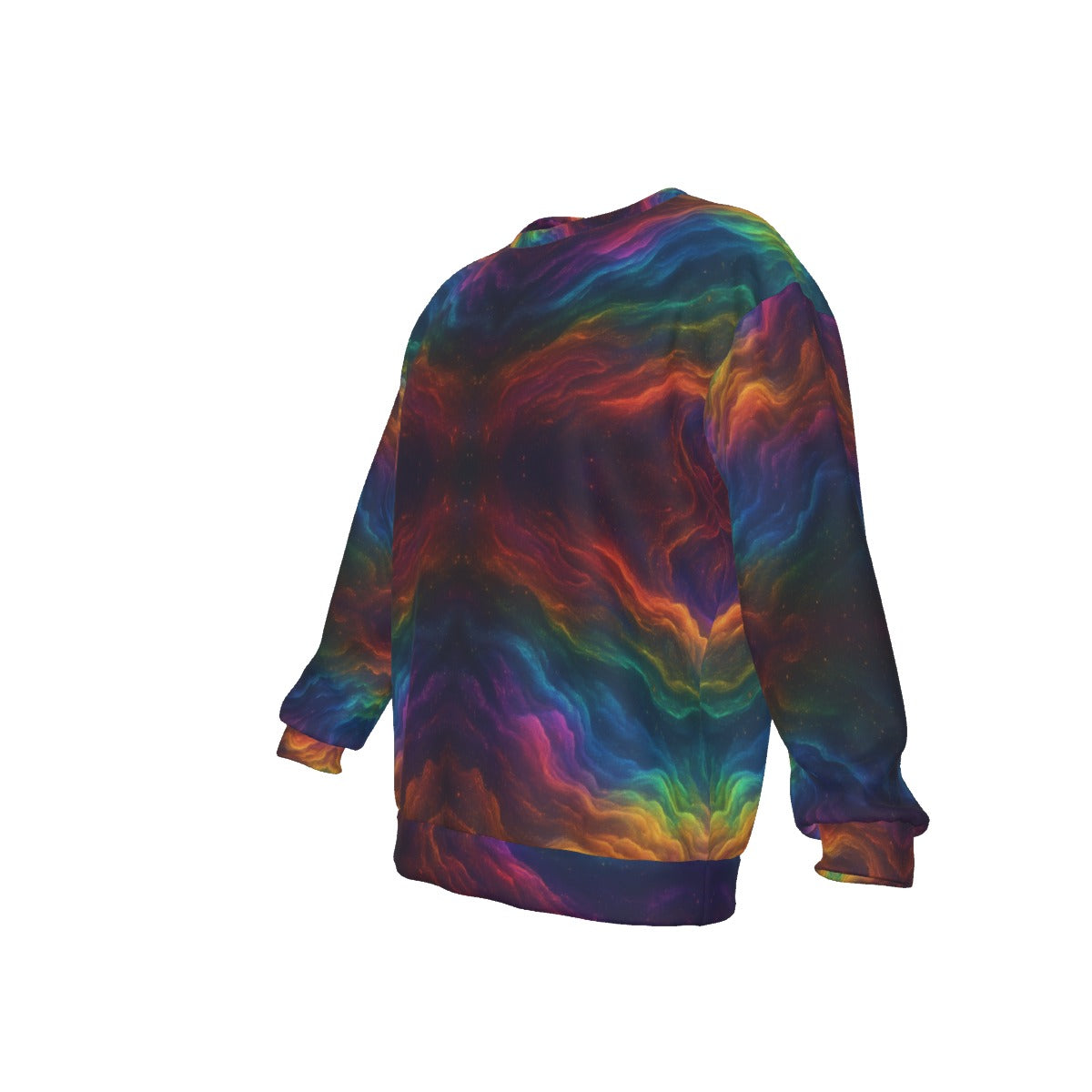 Men's Drop Shoulder Round Neck Long-Sleeved Sweatshirt