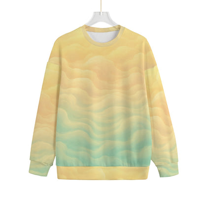 Unisex Drop-shoulder Knitted Fleece Sweater - view 1