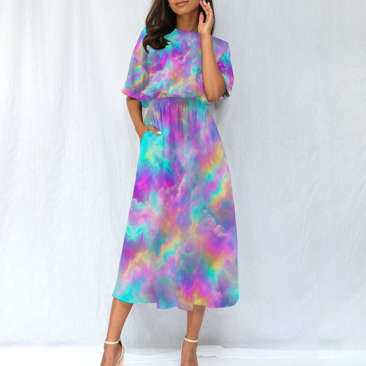 Women's Elastic Waist Dress