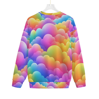 Unisex Drop-shoulder Knitted Fleece Sweater - view 2
