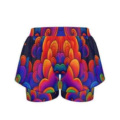 Unisex Sports Lined Shorts