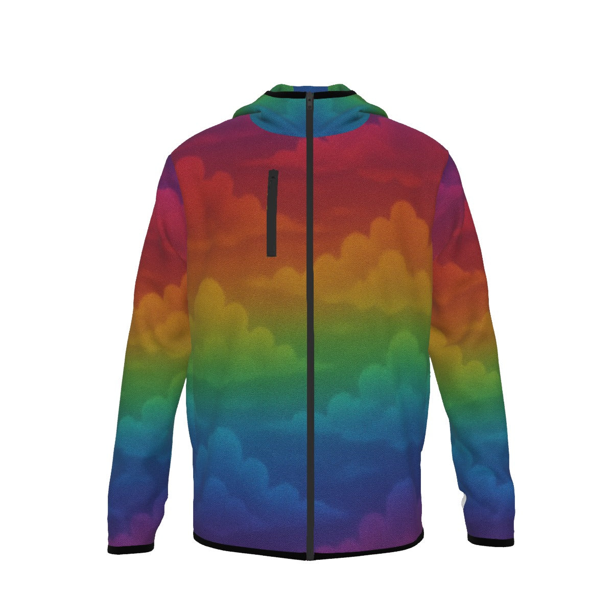 Men's Stylish Hoodie with Thumb Hole Design - view 1