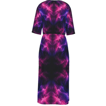 Women's Short Sleeve V-neck Dress