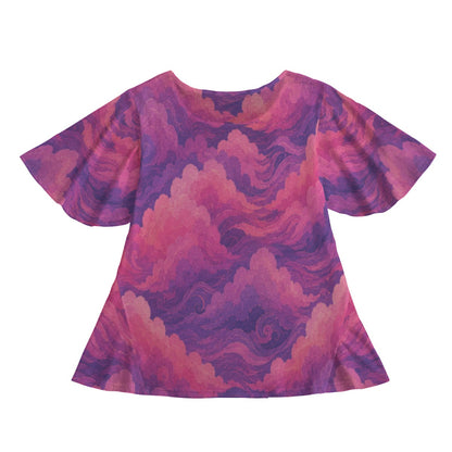 Women's Round Neck T-shirt With Short Sleeve