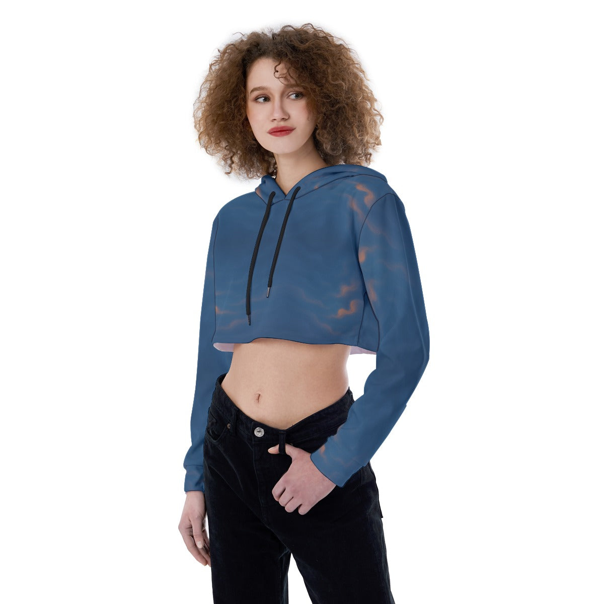 Women's Crop Top Hoodie