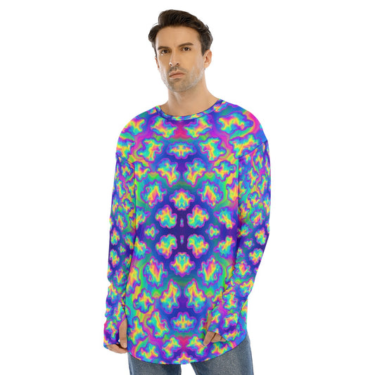 Men's Fingerless Long Sleeve T-shirt