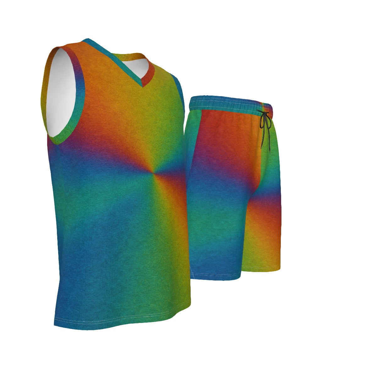 Men's V Neck Basketball Suit