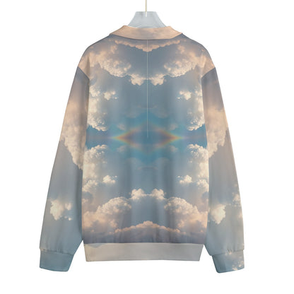 Unisex Stand-up Collar Knitted Fleece Outwear