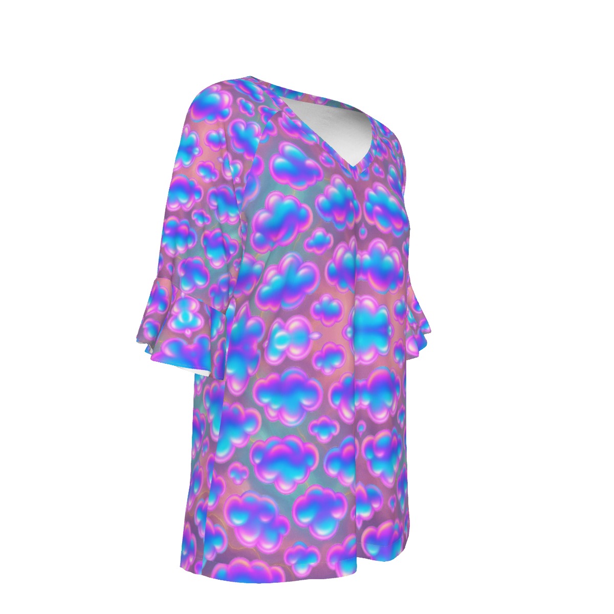 Women's T-shirt With Bell Sleeve