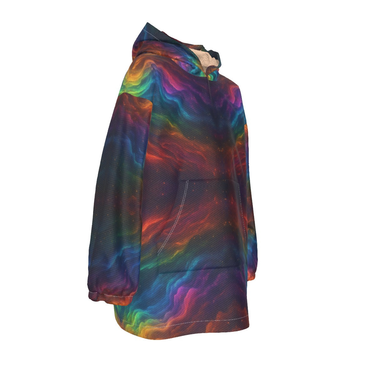 Unisex Kid's Sherpa Fleece Hoodie Blanket