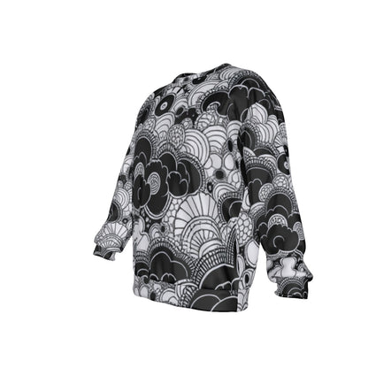 Men's Drop Shoulder Round Neck Long-Sleeved Sweatshirt