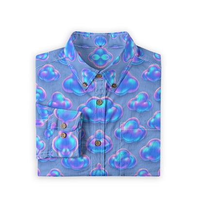 Men's Casual Lapel Long Sleeve Shirt|125GSM Cotton