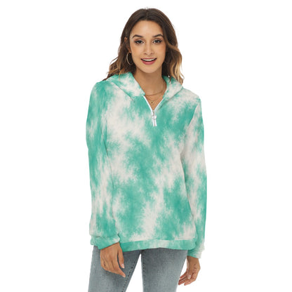 Women’s Borg-Fleece Half-Zip Hoodie - view 1