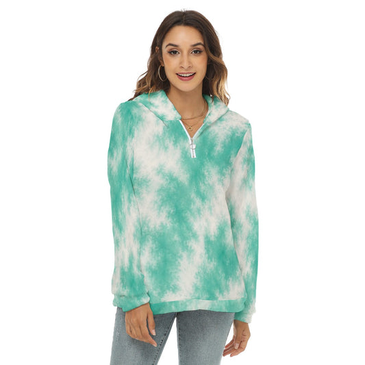 Women’s Borg-Fleece Half-Zip Hoodie - view 1