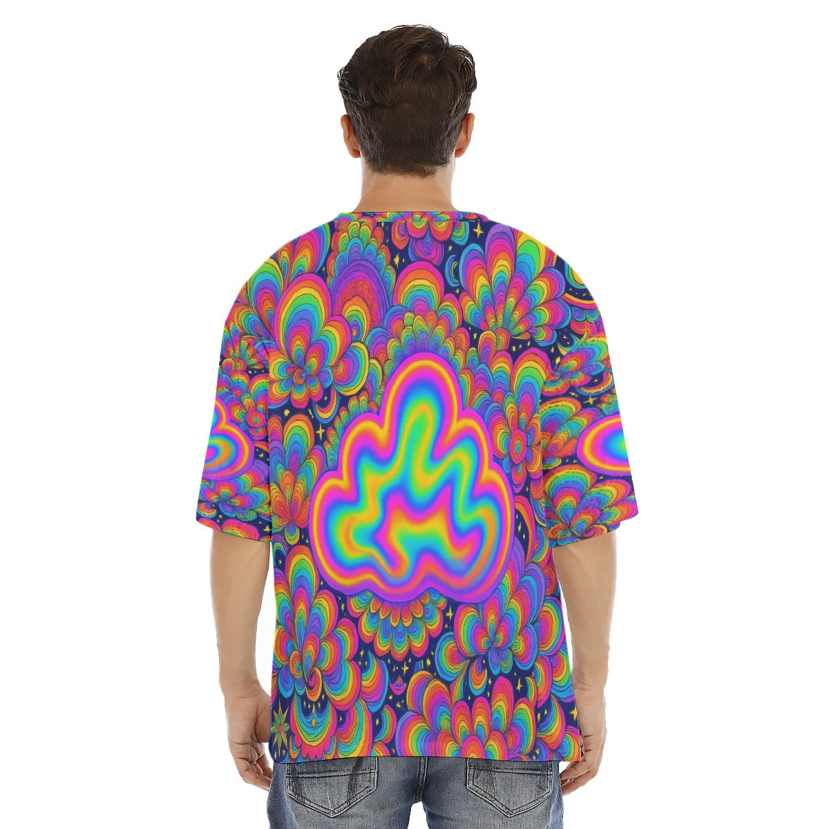 Men's Drop Shoulder T-shirt With Short Sleeve