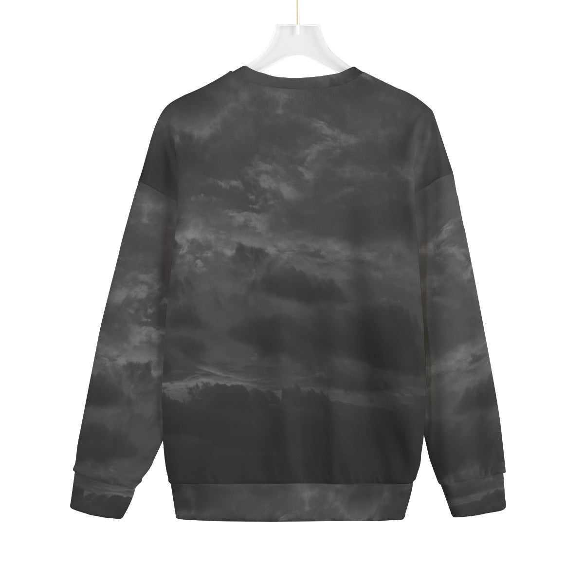 Unisex Drop-shoulder Knitted Fleece Sweater - view 2