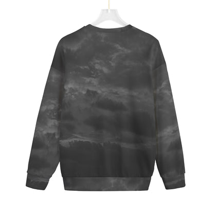Unisex Drop-shoulder Knitted Fleece Sweater - view 2