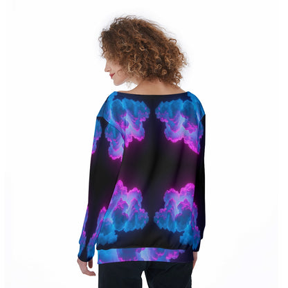 Women's Off-Shoulder Sweatshirt