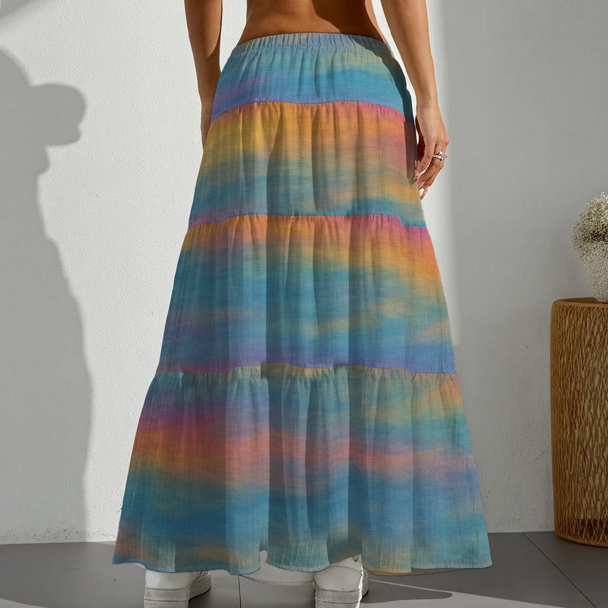 Women's Pleated Long Skirt