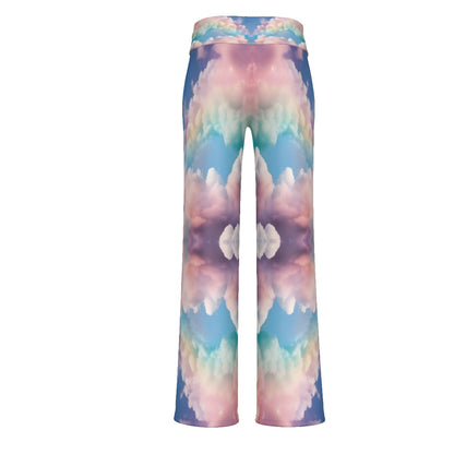 Women's High-waisted Straight-leg Trousers