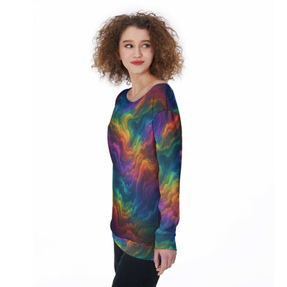 Women's Off-Shoulder Sweatshirt